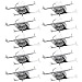 Sunco Lighting 10 Pack 4 Inch New Construction Housing, Air Tight IC Rated Steel Can, 120-277V, TP24 Connector Included for Easy Install - UL & Title 24 Compliant