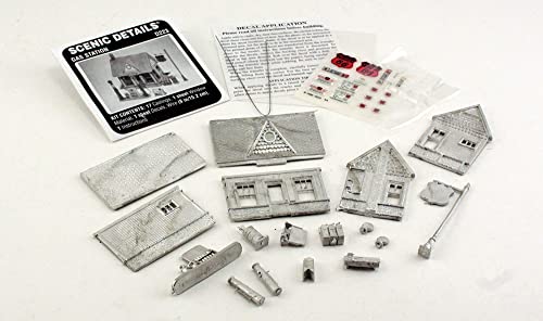 Woodland Scenics® Scenic Details® Gas Station Kit, HO Scale