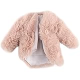Mode Mantel Plüsch Umhang Windjacke Lässige Kleidung Anzug Spielzeug Zubehör für Barbie Puppe 29cm Rosa