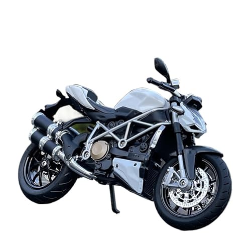 Moto de sport en alliage Ducati Streetfighter 1/12 modèle réduit en métal