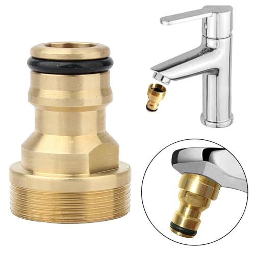 ユニバーサル23mmクイックコネクタ純真鍮キッチンバスルーム蛇口ガーデンホースコネクタ