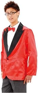 パーティータキシード コスチューム 赤 メンズ