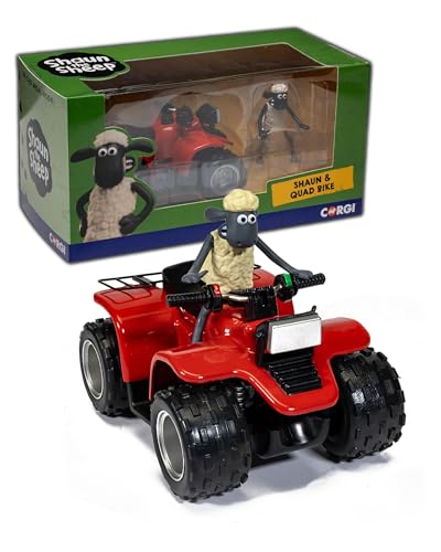 Corgi CC81001 Shaun the Sheep - Shaun Quad Bike Die-cast Model for adults 14+ years collectors