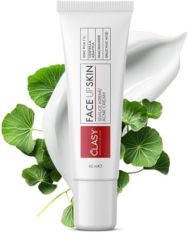 CLASYCARE Akne Kremi Yüz İçin – Sivilce ve Akne Karşıtı Leke Kremi – Salisilik Asit & Niasinamid ile Leke Giderici – Genç ve Yetişkin Cilt Bakımı, 40 ml — Amazon ürün görseli