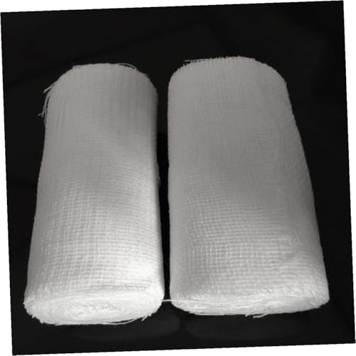 IMIKEYA 10 piezas rollos de gasa 8x600cm vendaje para primeros auxilios, cinta para compresión desechable para cuidado de heridas, entrenamiento y deportes de emergencia miniatura 7