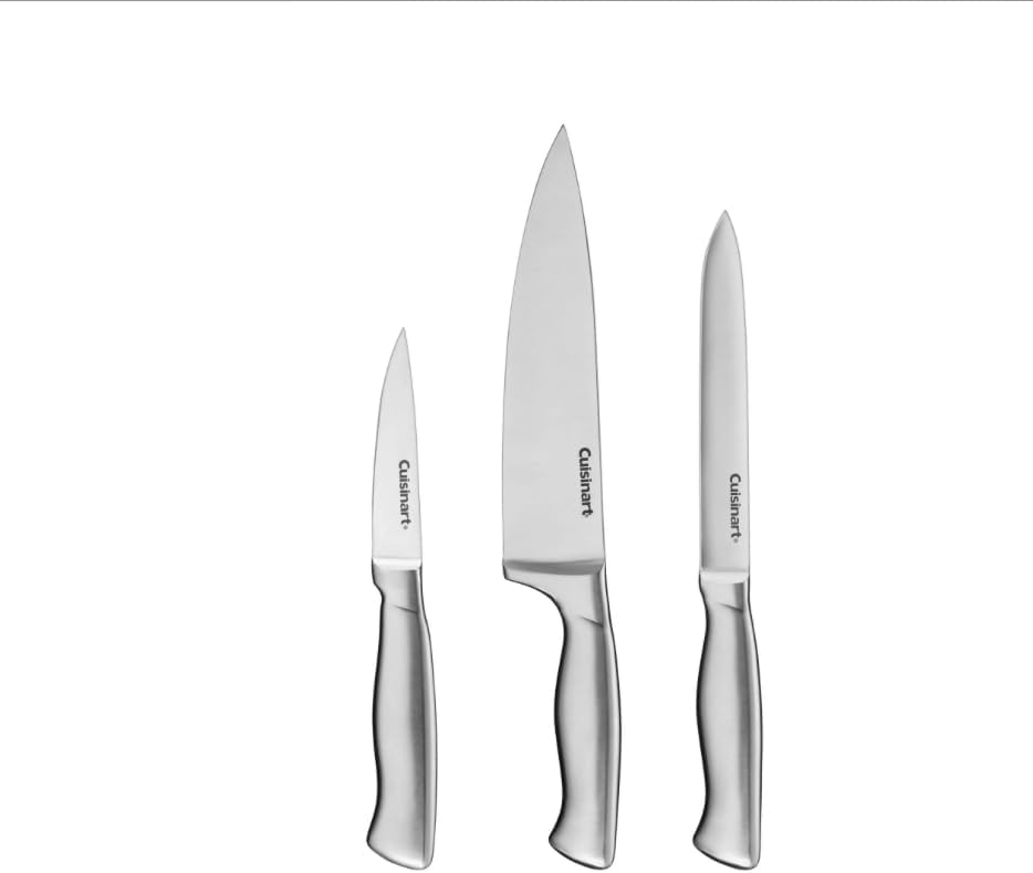 Cuisinart 3-Piece Stainless Steel Chef Knife Set
