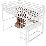 Montage et Entretien ✦ Ce lit mezzanine est livré en trois colis expédiés depuis l’Allemagne, avec notice claire pour un montage simple. Les surfaces métalliques et MDF se nettoient facilement avec un chiffon humide, garantissant un entretien pratique. Conçu pour durer, ce lit maximise l’espace tout en offrant confort, sécurité et fonctionnalité au quotidien.