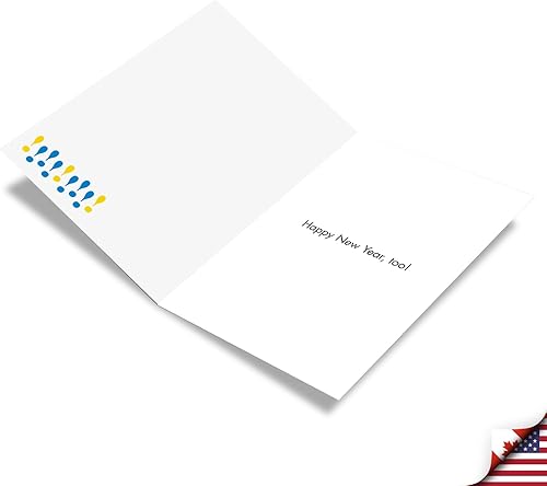 Miniatura 2 de NobleWorks - Divertida tarjeta de felicitación de Janucá con sobre de 5 x 7 pulgadas (1 tarjeta) Tarjeta de vacaciones judías Otras fiestas judías