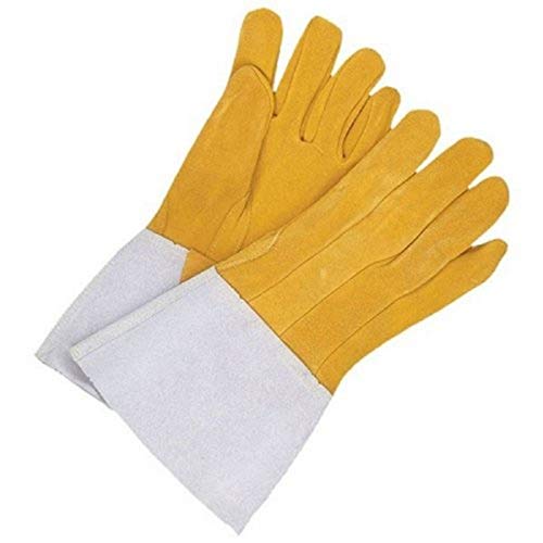 Bob Dale 60-1-1144-9 Welding Glove, TIG Split Deerskin Kevlar Sewn, Size 9, Tan