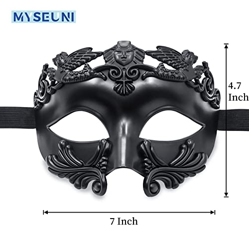 Masquerade Mask for Men - Greek Roman Venetian Mask Mardi Gras Mask