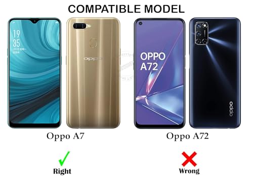 Image of Jkobi Lifetime Anti-Yellow Clear Back Cover Case for Oppo A7 (Sleek Hard Crystal | Shockproof and Camera Protection)