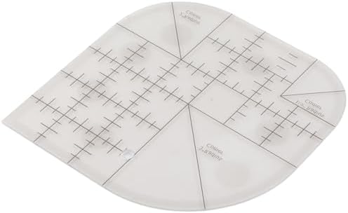 Acrylic Sewing Curved Corner Cutter Ruler with Marked Curves, DIY ...