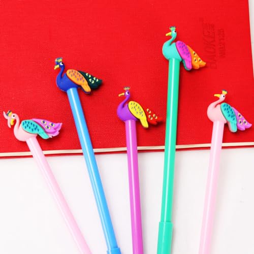 12 bolígrafos de tinta gel color negro miniatura 2