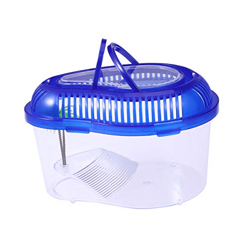 POPETPOP Reptile Carrier - Reptile Terrarium Habitat Small Turtle Tank, ...