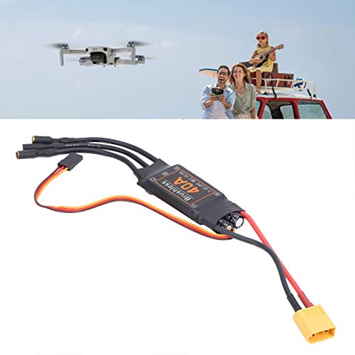 Brushless ESC, 40A, 5V / 3A BEC-Ausgang, XT60 Stecker, Eletronic Speed ​​Controller, für 2-4S Lipo, RC Flugzeuge Drohnen Zubehör