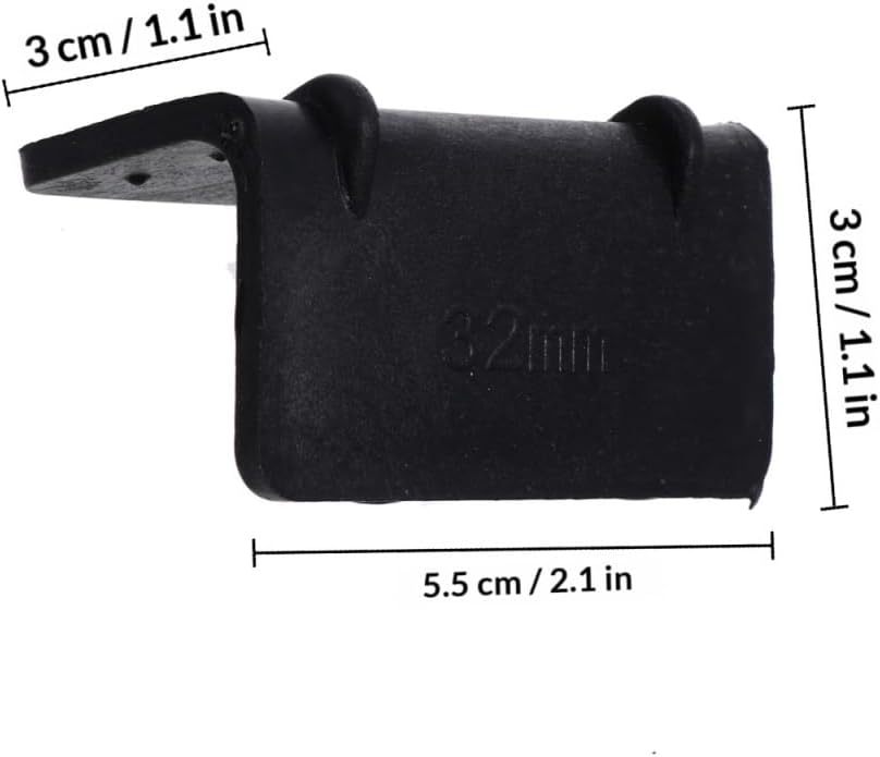 100 Pcs Black Plastic Corner Protectors for Safe Box Packaging - 2.16" X 1.18" X 1.18" Durable Guards for Shipping and Storage