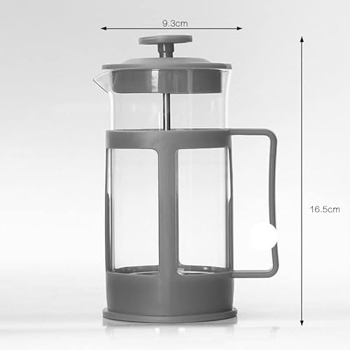 8KLANMMQ Kunststoff-Kaffeekanne Französische Presse Topf Kaffeemaschine Filter Haushalt Mokka Kaffeemaschine Kaffeekanne Perkolator auch (Farbe: Schwarz, Größe: 350 ml) 6 8KLANMMQ Kunststoff-Kaffeekanne Französische Presse Topf Kaffeemaschine Filter Haushalt Mokka Kaffeemaschine Kaffeekanne Perkolator auch (Farbe: Schwarz, Größe: 350 ml)