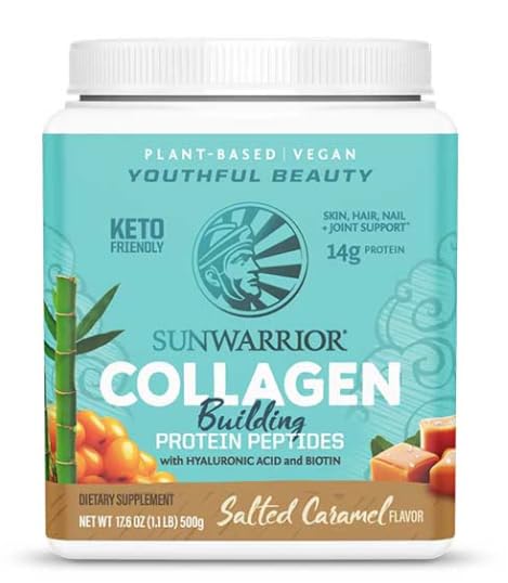 Collagène Warrior Protein Warrior à base de plantes, caramel salé 500 g