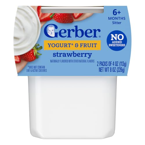 Gerber Stage 2 Strawberry Yogurt Baby Food...