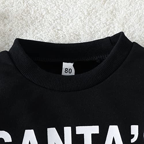 Xmas Infant Newborn Baby Boys Girls Letters Print Sweatshirt Tops Blouse Pullover Christmas Cloths Outfit Youth Clothes3