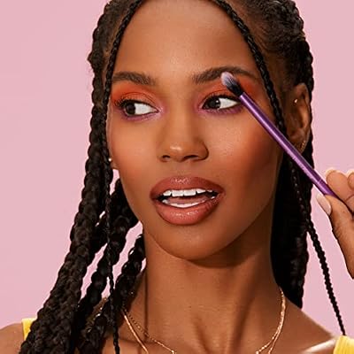 Real Techniques 8 Piece Everyday Eye Essentials Makeup Brush Set, Eye Brushes for Eye Liner, Eyeshadow, Brows, Lashes, Travel Friendly, Gift Set, Synthetic Bristles, Cruelty-Free & Vegan