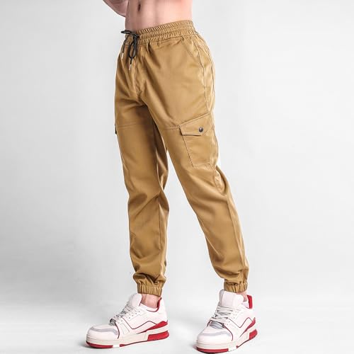 Pantalon cargo décontracté homme et jogging tactique multipoche