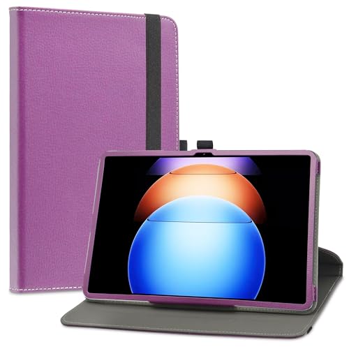 Étui Xiaomi Pad 6S Pro 12.4 Pliable Folio - Protection Fine en Cuir PU Violet