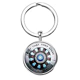 POTIY Gift for Fan Proof That Stark Has A Heart Jewelry Stark Keychain The Hero Gift(Style 2)