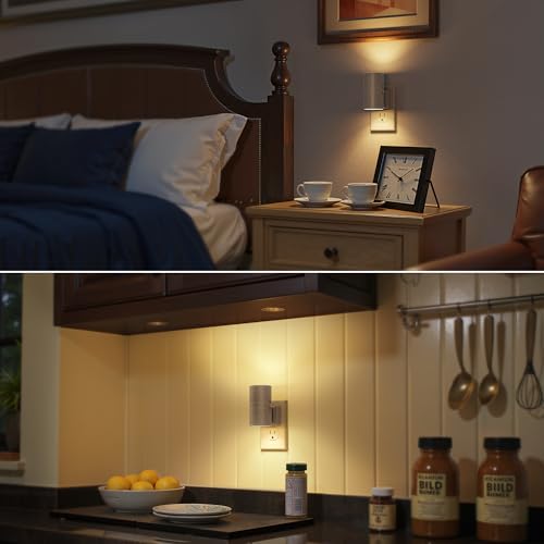 Image of Briignite Night Lights Plug into Wall, Modern LED Night Light Plug in