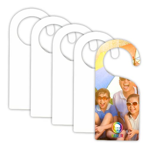 MR.R 5-Piece Sublimation Blanks MDF Hardwood Blank Door Hang Tag