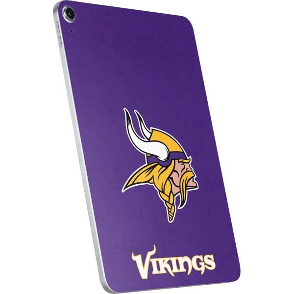 Skinit Decal Tablet Skin Compatible with iPad 11th Gen (2025) - Officially Licensed NFL Minnesota Vikings Distressed Design