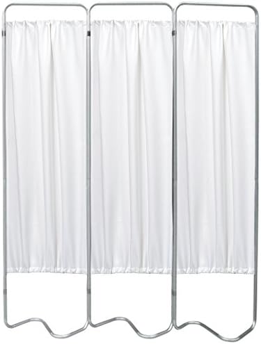 Omnimed 153053-10 Beamatic Privacy Screen with Vinyl Panels, 3 Section, White