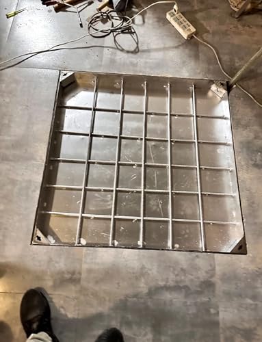 Tapa de acero inoxidable para tanque séptico transitable de alta gama 7