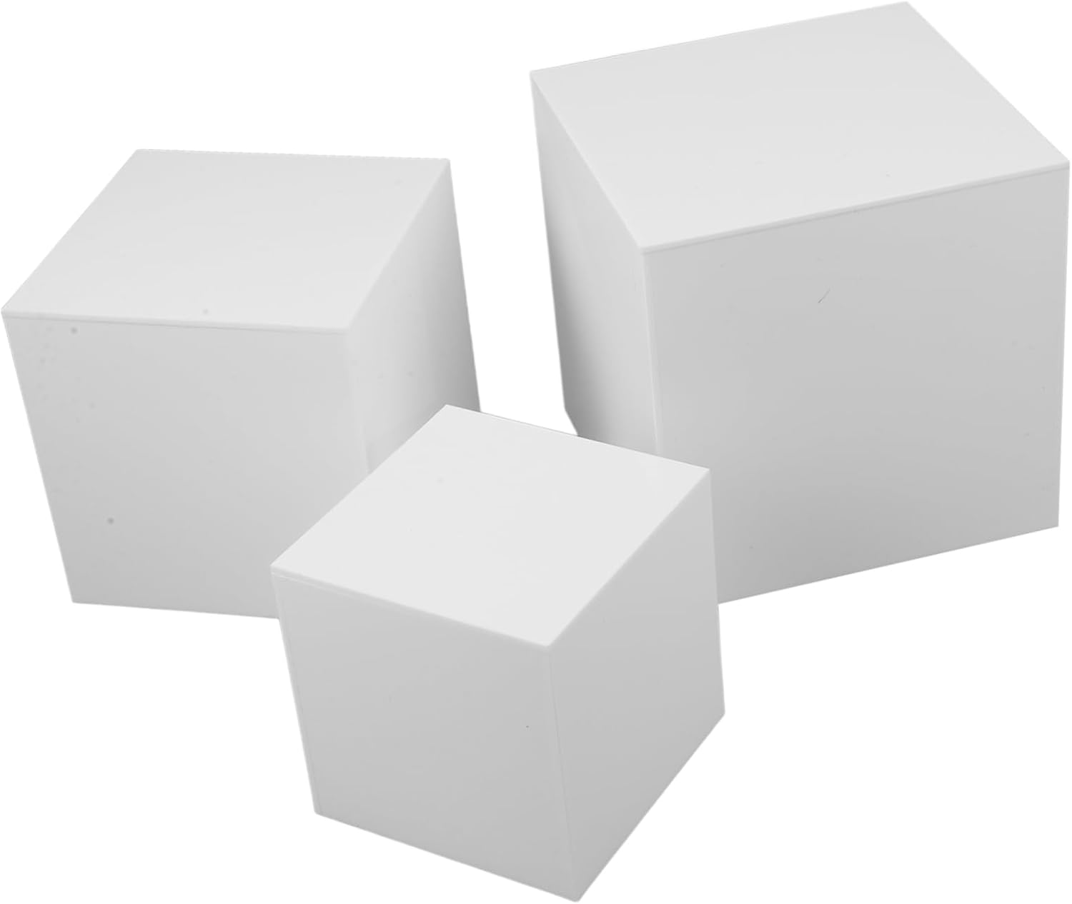3pcs Acrylic Display Stands for Desserts Cakes Treats Cake Box Stand Risers Multi-purpose Acrylic Cube