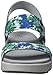 KEEN Women's Elle Backstrap Casual platform open toe Wedge Sandals, Porcelain/Tie Dye, 7.5