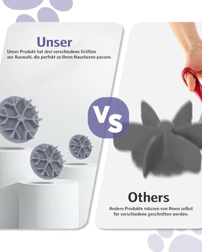 OQIMAX Anti Schling Napf Hund, Slow Feeder Hundenapf Einfügung, Langsame Fütterung mit Saugnapf für Hunde Katzen, Anti-Choke Kieselgel Hundenäpfe Einfügen, Entlastet die Verdauung, Überessen