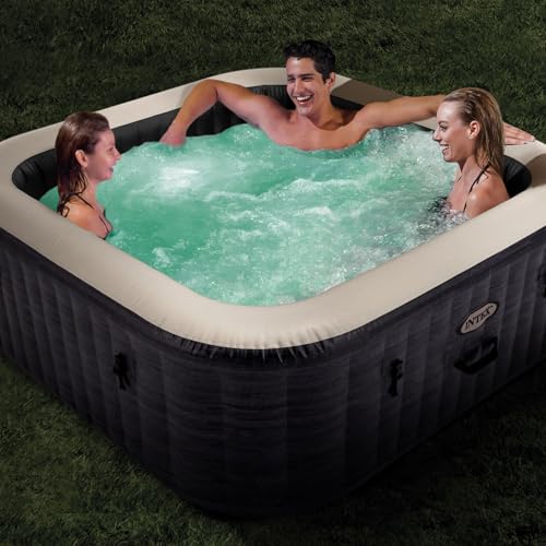 Intex 28449EP Purespa Plus Greystone Inflatable Square Outdoor Hot Tub Spa thumb #7