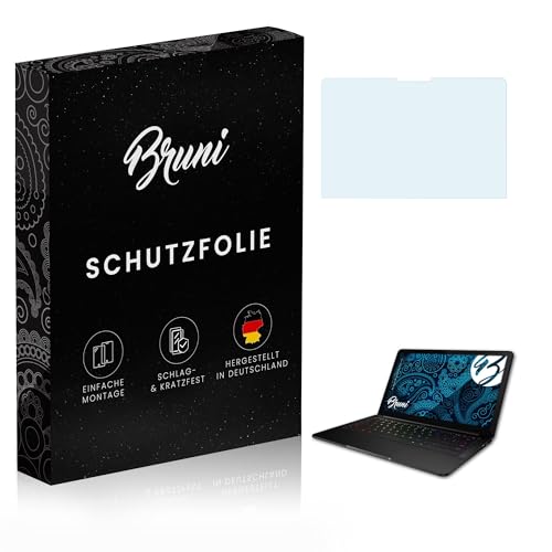 Bruni Schutzfolie kompatibel mit Razer Blade Stealth 13,3 inch Folie, glasklare Bildschirmschutzfolie (2X)