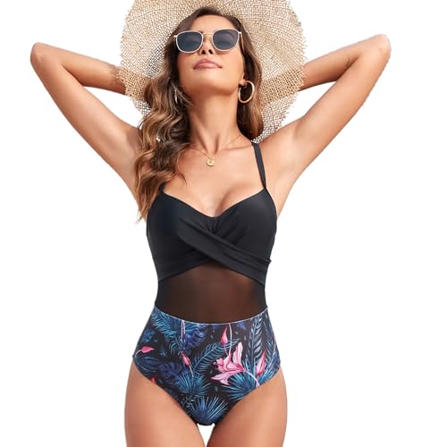 Maillot de bain une pièce pour femmes CLSDRZC coupe ajustée