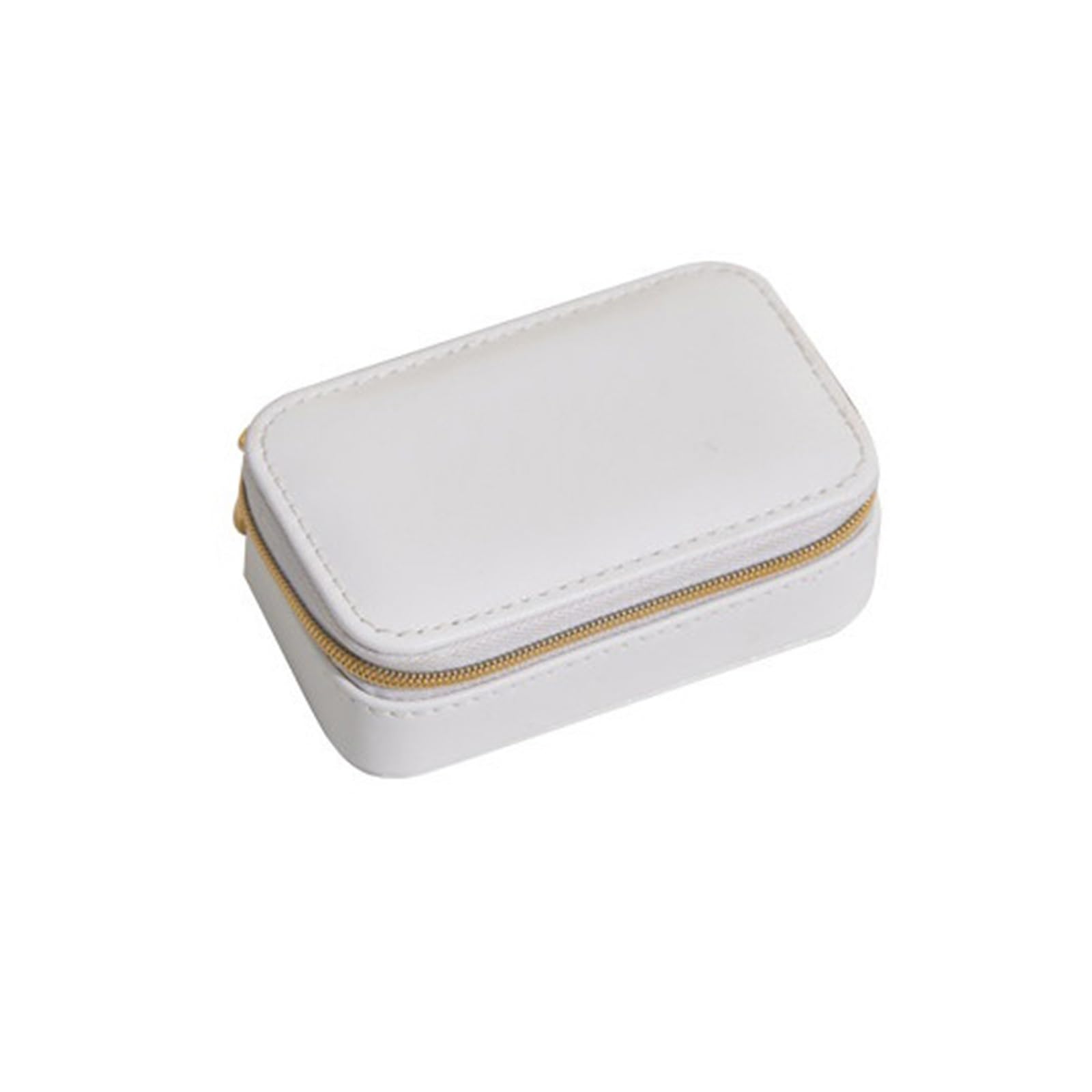 Shihan-2015 Jewelry Organizer Travel Jewelry Case Leather Organizer Storage Box For Necklaces Earrings Bracelets Jewelry Storage Case(White)
