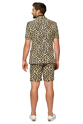 Opposuits Men's Summer Suit Outfit - Slim Fit - Includes Short Sleeved Blazer - Shorts and Tie2