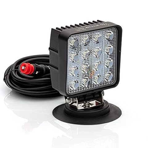 LED-MARTIN® Reflektor roboczy 48 W z podstawą magnetyczną – 12 V/24 V