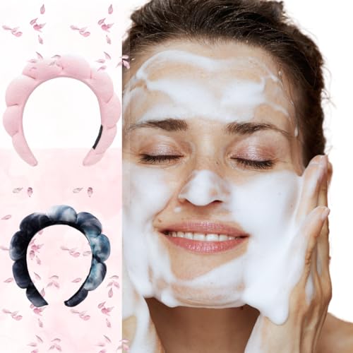 Tiara Nuvem para Maquiagem e Skin Care, Cores Candy, Acessório para Cabelos