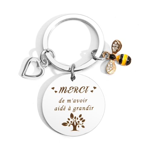 Cadeau Maitresse D'école - Porte Clef, Idée Pour Atsem, Maitre, Professeur - Noel Et Fin D'année