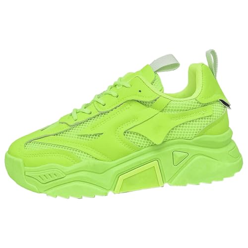 Chaussures à lacets coupe large baskets plateforme femme pour soulager les pieds sensibles