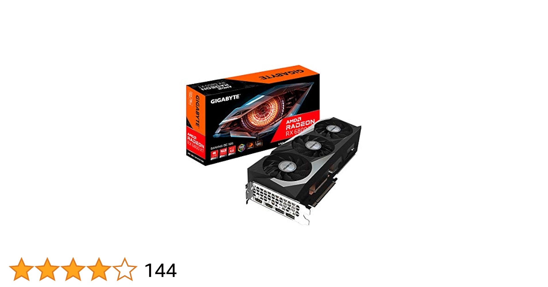 GIGABYTE AMD Radeon RX 6800 XT Gaming OC 16G Graphics Card