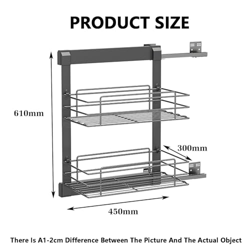 Panier de rangement en acier inoxydable pour placard et garde-manger - 2