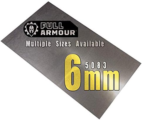 6mm Aluminium plate sheet - Grade 5083 (100mm x 150mm)