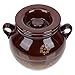 BESTonZON Ceramiczny garnek na zioła, garnek na ogórki, garnek ceramiczny, 2 kg, garnek do wkładania, pojemnik na ogórki, olej, pojemnik, puszki na żywność, na słodycze, przyprawy, suche pojemniki do przechowywania