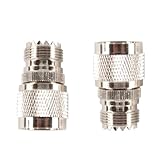 CENPEK 2 Stück UHF-Buchse Auf N-Stecker, N-Typ-Stecker Auf PL259-UHF-Buchse, HF-Koaxialadapter Für WLAN-Antennen-Verlängerungskabel